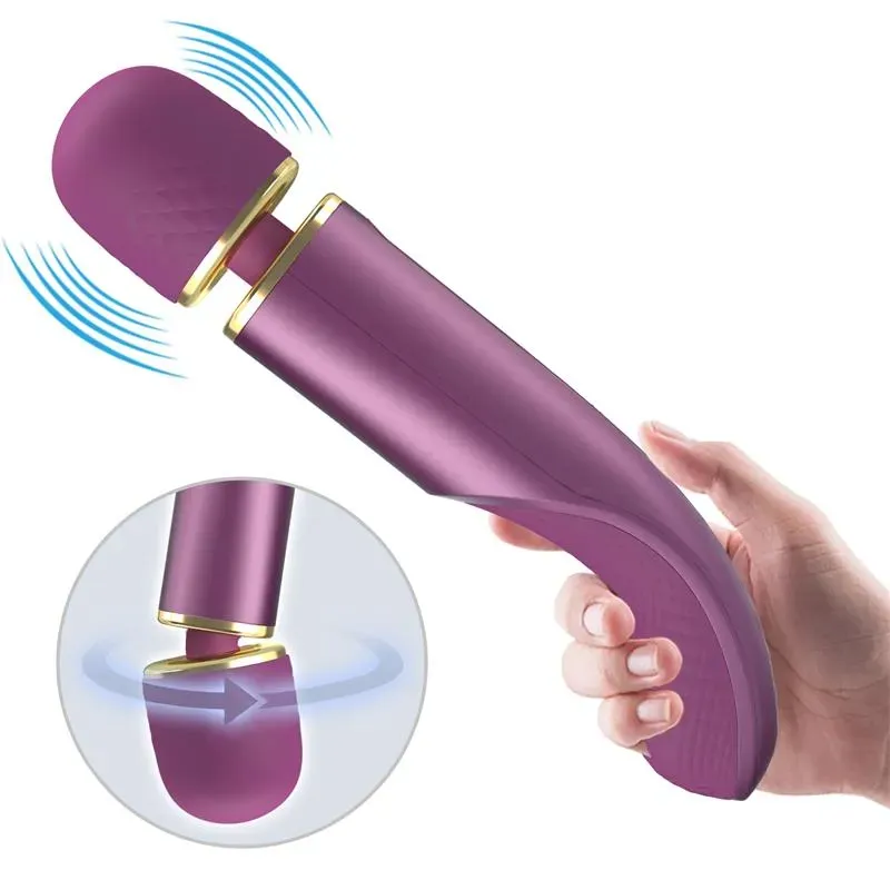 PRETTYLOVE Vibrating Wand Silicona hierontasauva