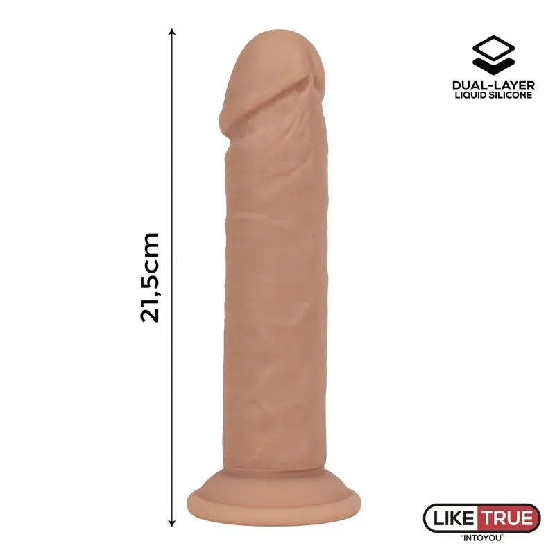 LIKETRUE Dual Layer Dildo 8.5 realistinen dildo