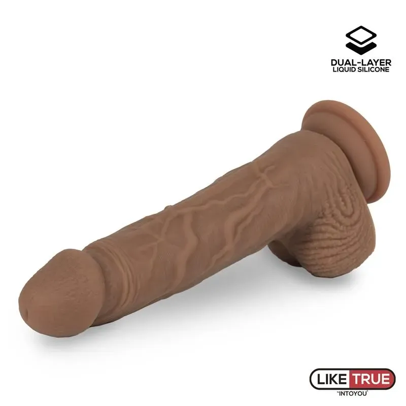 LIKETRUE Dual Layer realistinen dildo 21 cm