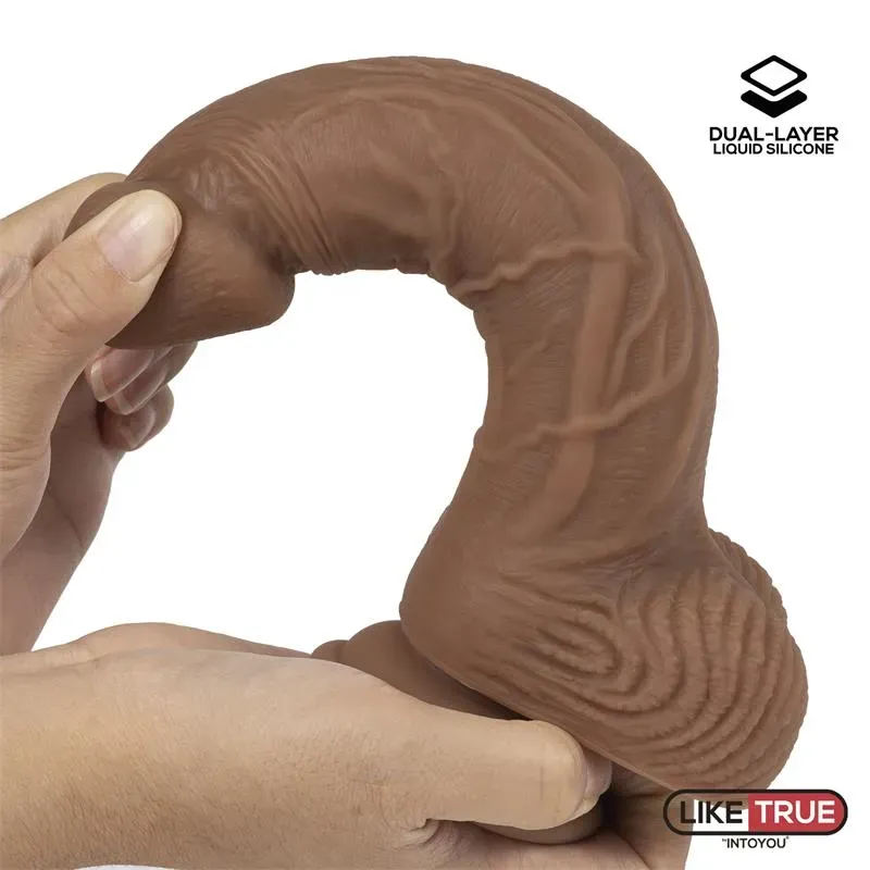 LIKETRUE Dual Layer realistinen dildo 21 cm