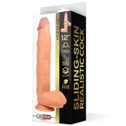 LIKETRUE Dual Layer Retractable 12 dildo
