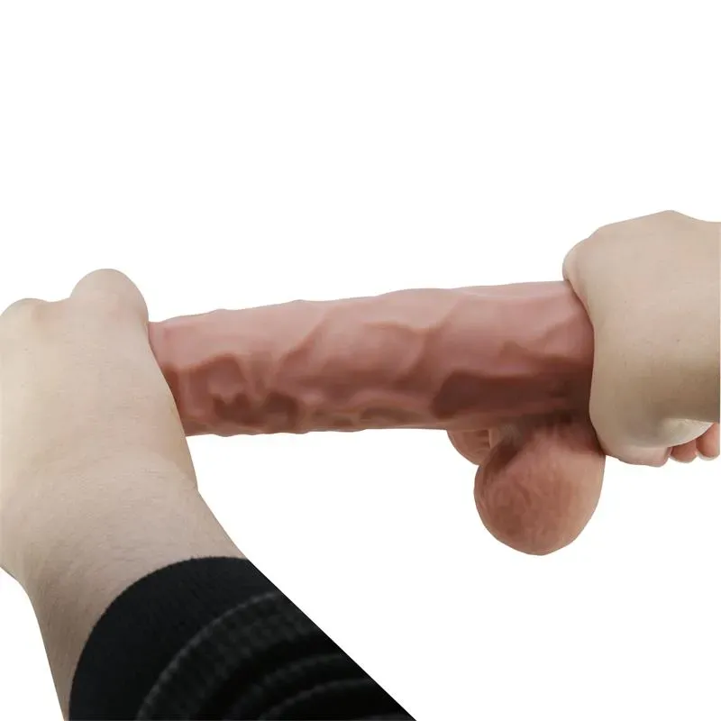 BAILE Sliding Skin realistinen dildo 24 cm