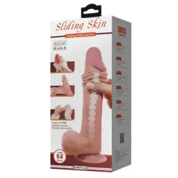 BAILE Sliding Skin realistinen dildo 24 cm