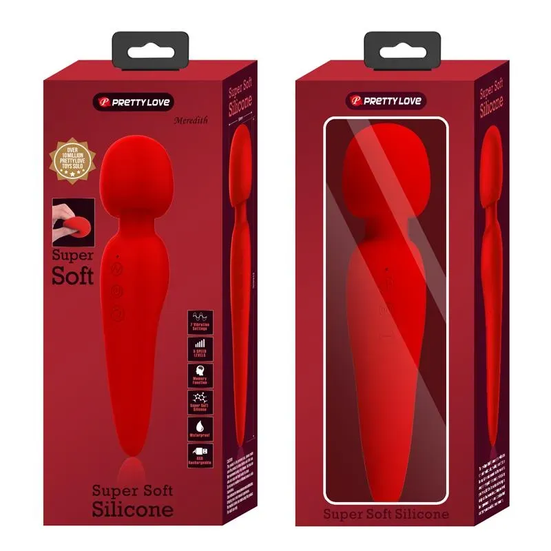 PRETTYLOVE Meredith Massager Wand hierontasauva