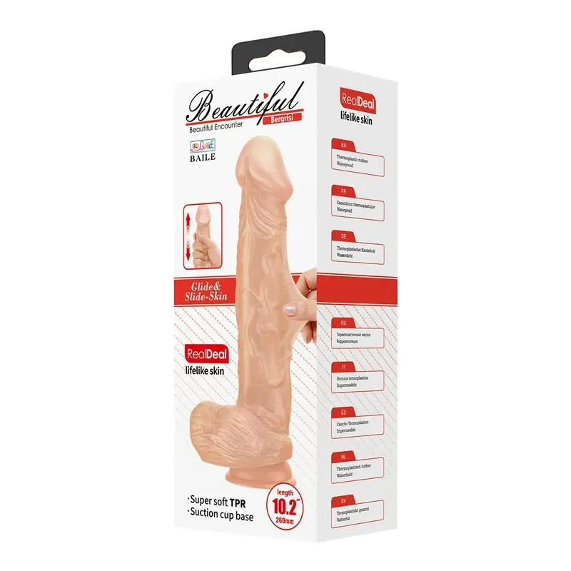 BAILE Bergrisi 10.2 realistinen dildo imukupilla