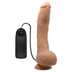 Baile tärisevä dildo imukupilla, 27 cm