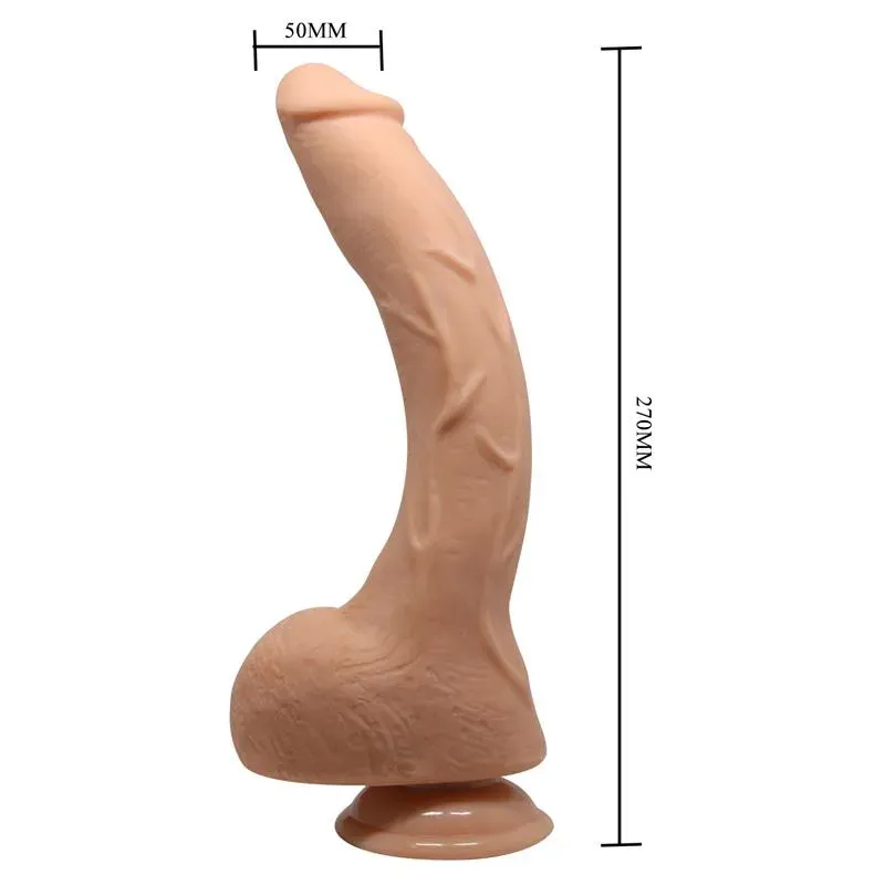 Baile tärisevä dildo imukupilla, 27 cm