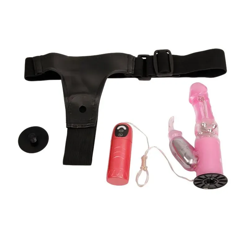 Baile strap-on dildo 18 cm, pinkki