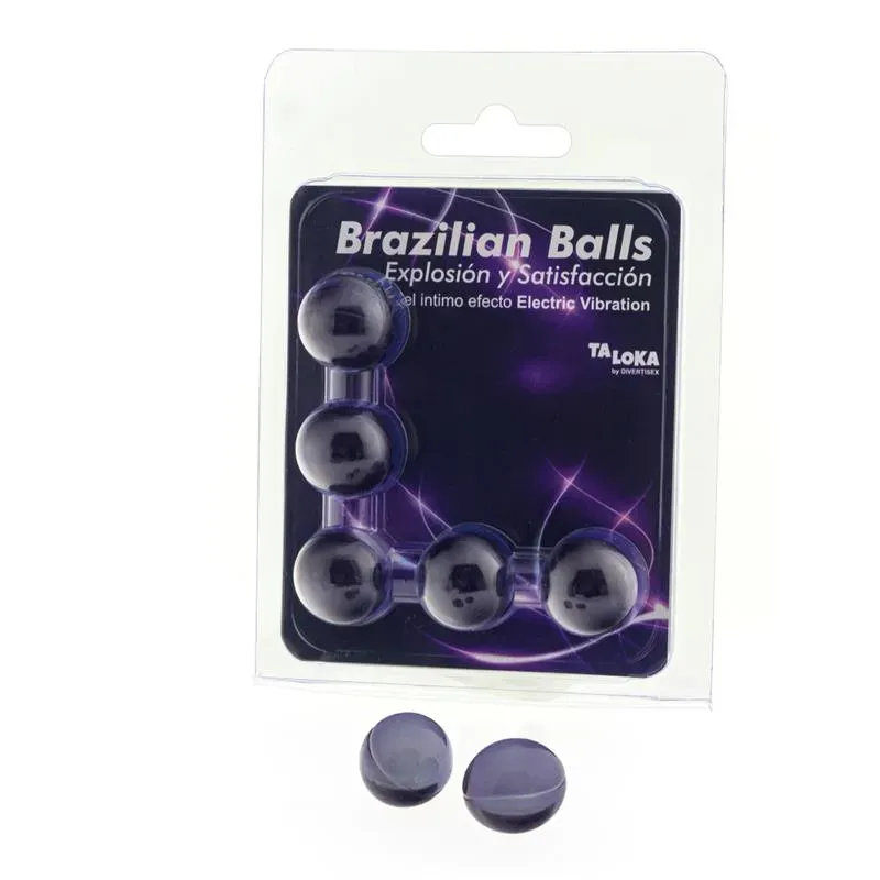 Brazilian Balls geelipallot 5 kpl, värinätehoste