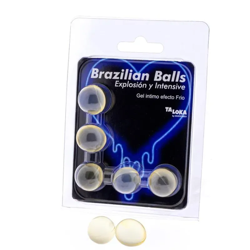 Brazilian Balls hierontapallot 5 kpl, värinä ja viileys