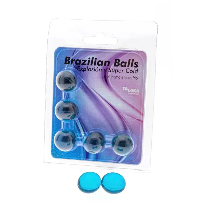 Brazilian Balls hierontapallot, viilentävä, 5 kpl