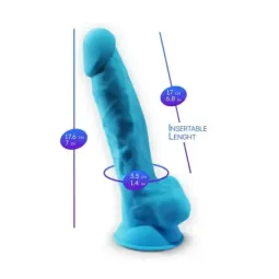 SILEXD Model 1 XD01 realistinen dildo, 17,7 cm