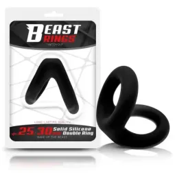 BEAST RINGS kaksoisrengas silikonista