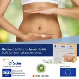 Hemapro Pills ravintolisä peräpukamiin, 60 tablettia