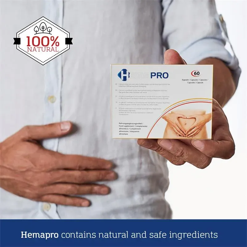 Hemapro Pills ravintolisä peräpukamiin, 60 tablettia
