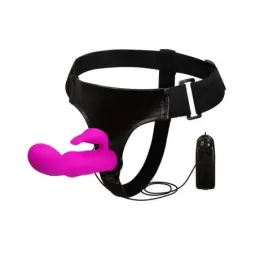 Baile Strap-on värisevä dildo 15 cm, violetti