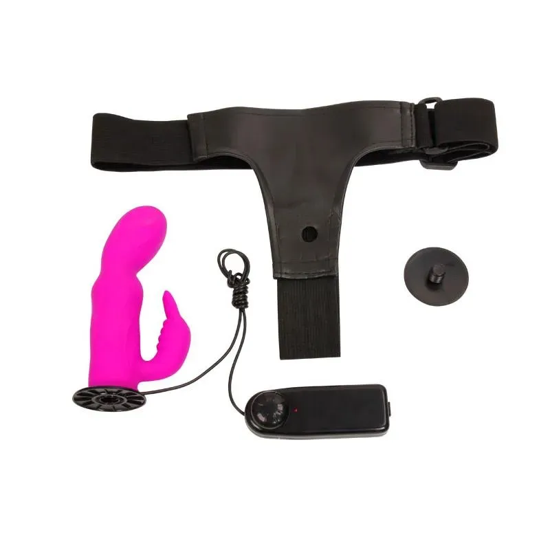 Baile Strap-on värisevä dildo 15 cm, violetti