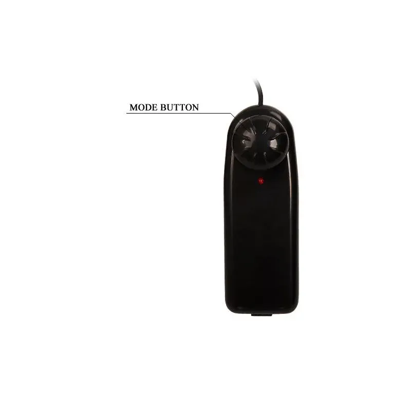 Baile Strap-on värisevä dildo 15 cm, violetti