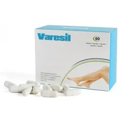 500 COSMETICS Varesil Pills suonikohjuihin, 60 kpl