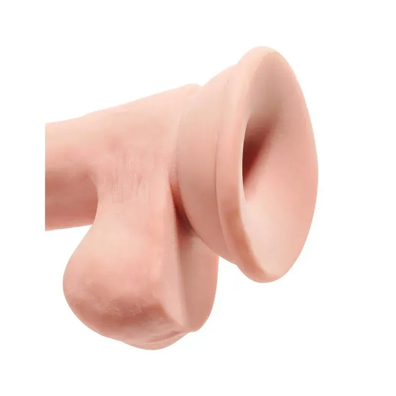 KING COCK Triple Density dildo kiveksillä 6,5"