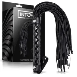 BLACK SAPPHIRE Flogger Sapphire vegaaninahka ruoska