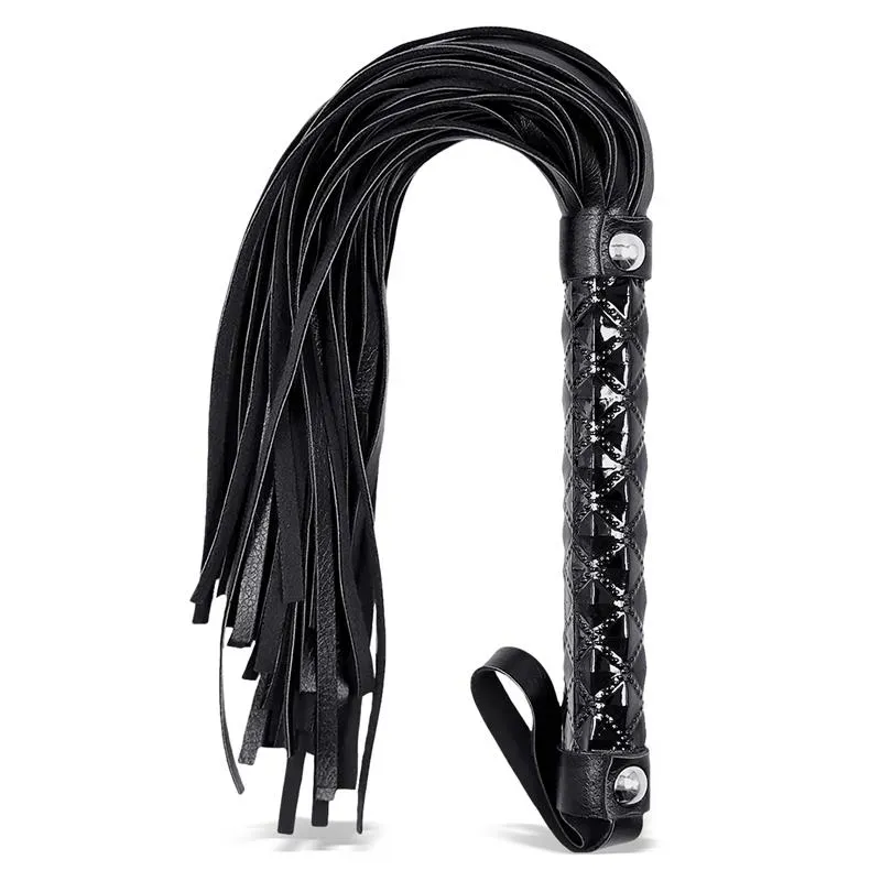 BLACK SAPPHIRE Flogger Sapphire vegaaninahka ruoska