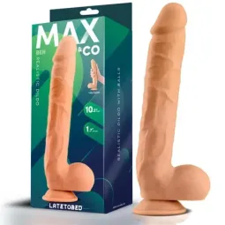 MAX & CO Ben realistinen dildo kiveksillä