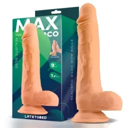 MAX & CO Tod realistinen dildo kiveksillä