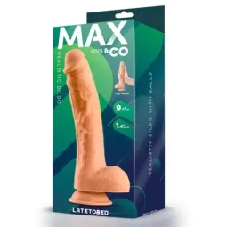 MAX & CO Lois realistinen dildo kiveksillä 23 cm