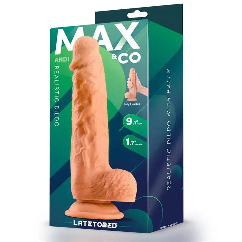 MAX & CO Andi realistinen dildo 23 cm