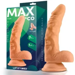 MAX & CO Sam realistinen dildo kiveksillä