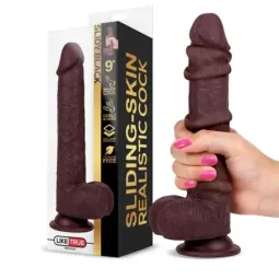 LIKETRUE Slidy realistinen dildo imukupilla