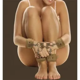 Ouch! Brown Hogtie nahkainen sidontasetti