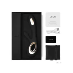 LELO Soraya Wave rabbit-vibraattori, musta