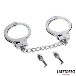 LATETOBED BDSM LINE metalliset käsiraudat 252 g