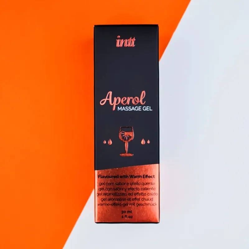 Soojendav Massaaži Geel, Aperoli Maitsega 30 ml