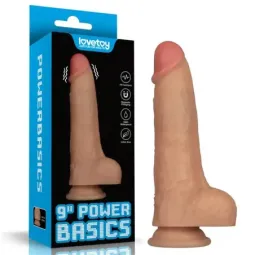 LOVETOY Power Basics värisevä dildo imukupilla