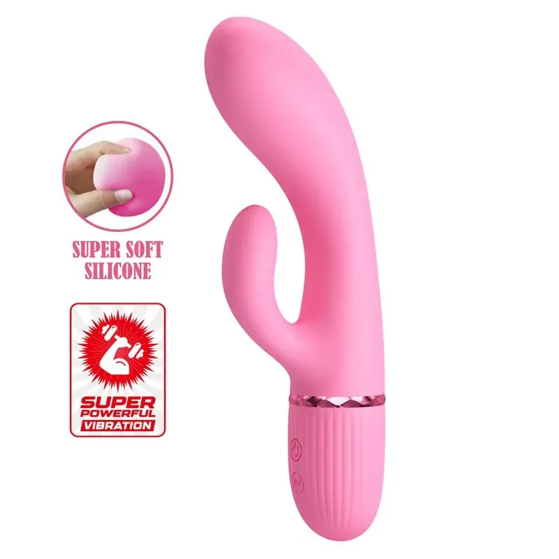 PRETTYLOVE Marski rabbit-vibraattori, pinkki