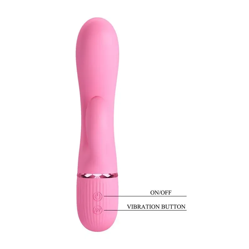 PRETTYLOVE Marski rabbit-vibraattori, pinkki