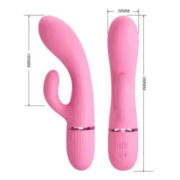 PRETTYLOVE Marski rabbit-vibraattori, pinkki