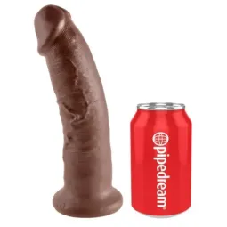King Cock 9 realistinen dildo, ruskea