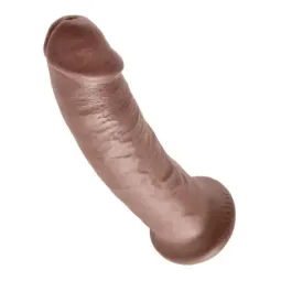 King Cock 9 realistinen dildo, ruskea