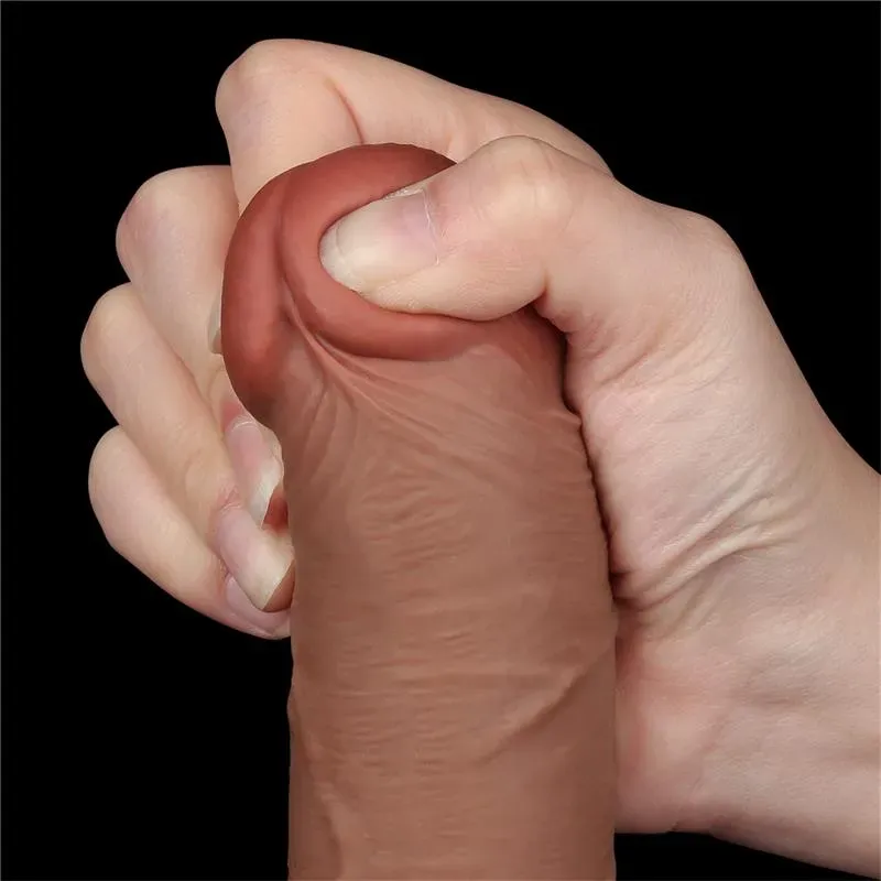 LOVETOY Sliding Skin 8 realistinen dildo