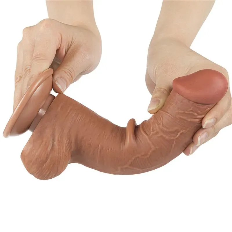 LOVETOY Sliding Skin 8 realistinen dildo