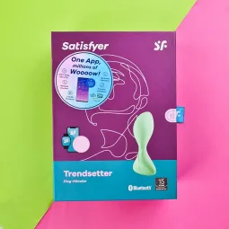 Trendsetter Butt Plug with Vibration and APP Light Green