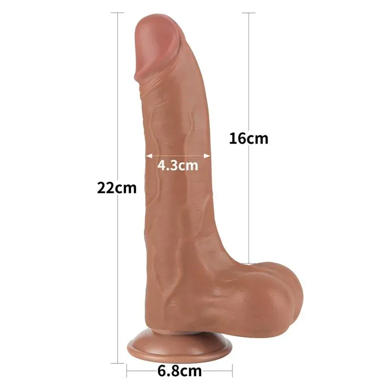 LOVETOY Sliding Skin 8.5 realistinen dildo