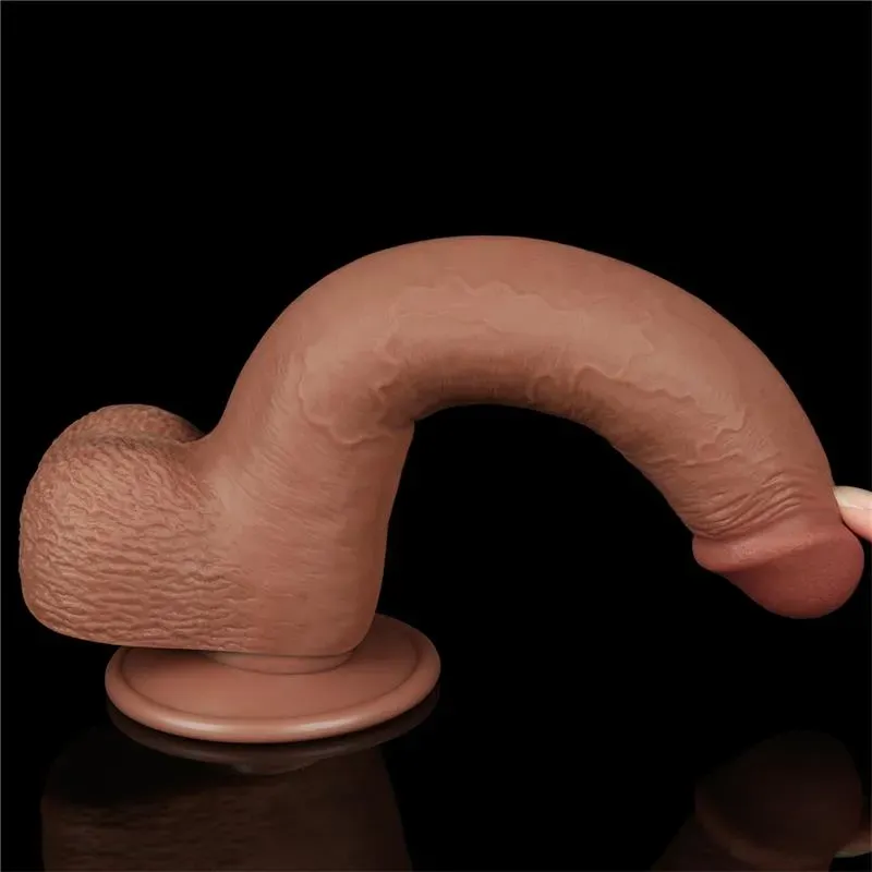 LOVETOY Sliding Skin 9 realistinen dildo