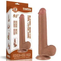 LOVETOY Sliding Skin 9 realistinen dildo