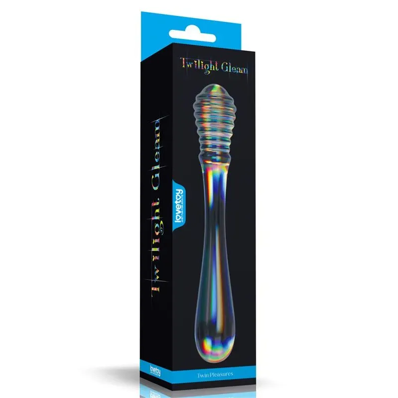 LOVETOY Twilight Gleam Twin Pleasures lasidildo