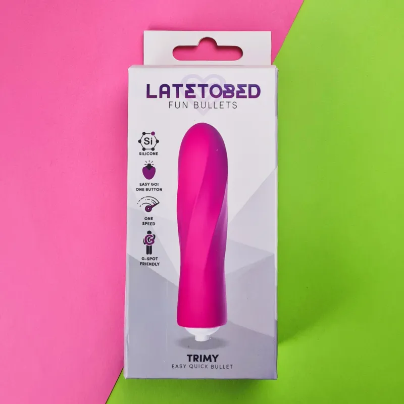 Trimy Easy Quick Vibrating Bullet Silicone Pink